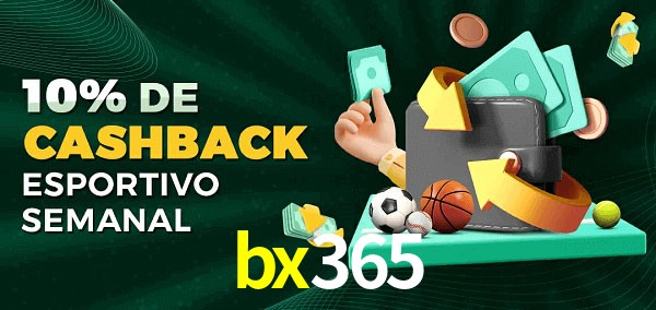 10% de bônus de cashback na bx365